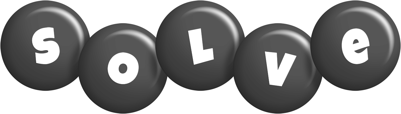 Solve candy-black logo
