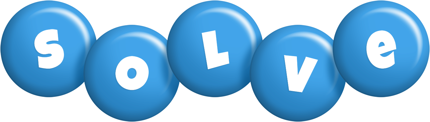 Solve candy-blue logo