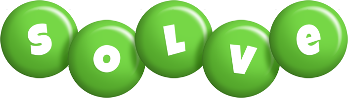 Solve candy-green logo
