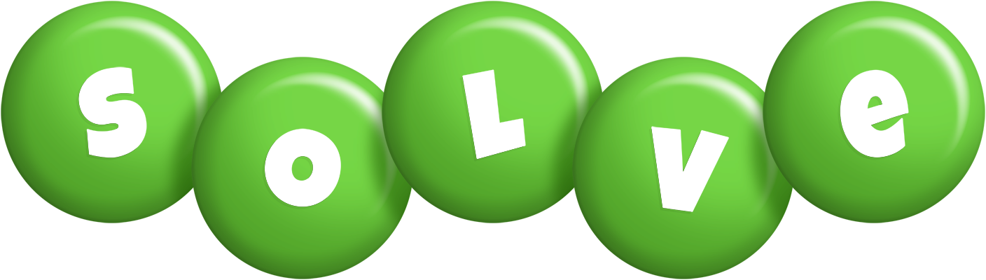 Solve candy-green logo