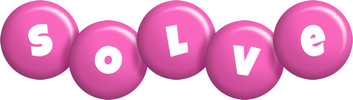 Solve candy-pink logo
