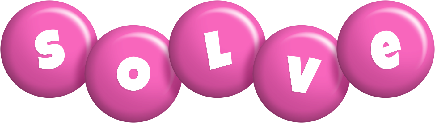 Solve candy-pink logo