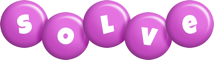 Solve candy-purple logo