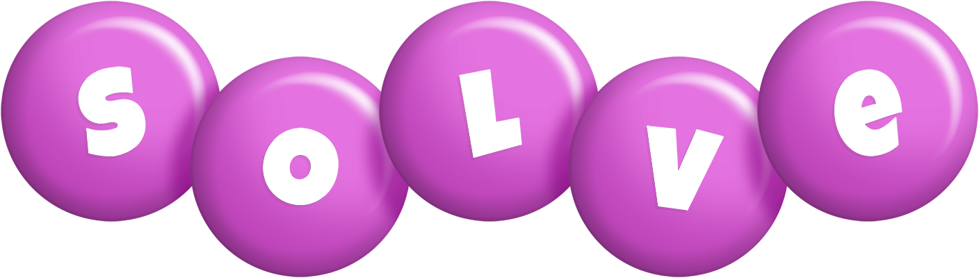 Solve candy-purple logo