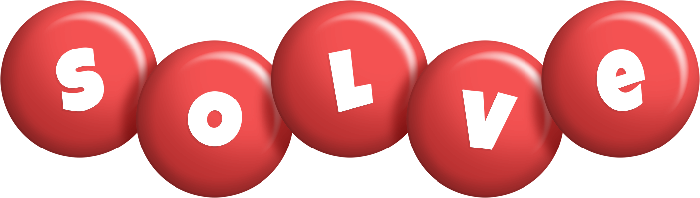 Solve candy-red logo