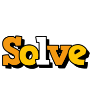 Solve cartoon logo