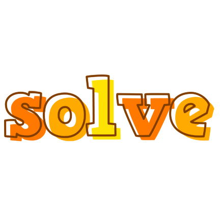 Solve desert logo