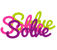 Solve flowers logo