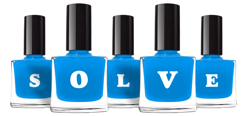 Solve glossy logo