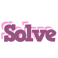 Solve relaxing logo