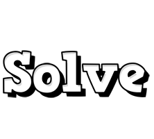Solve snowing logo