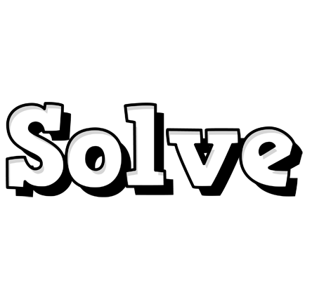 Solve snowing logo