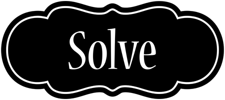 Solve welcome logo