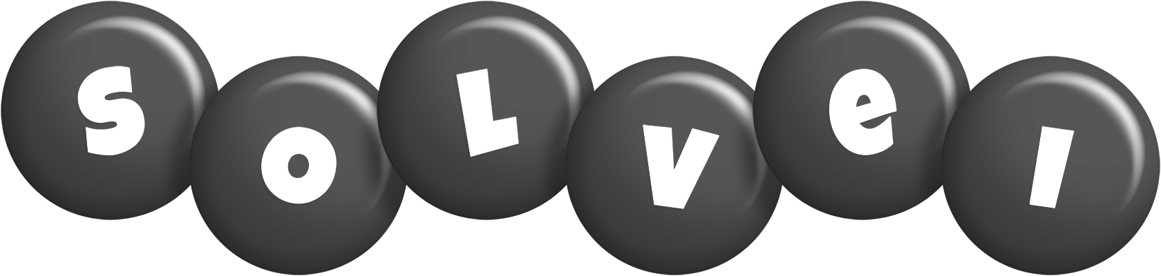 Solvei candy-black logo
