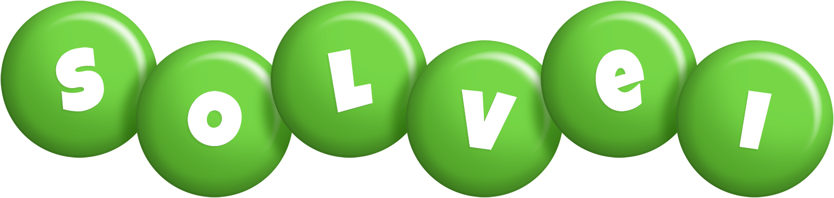 Solvei candy-green logo
