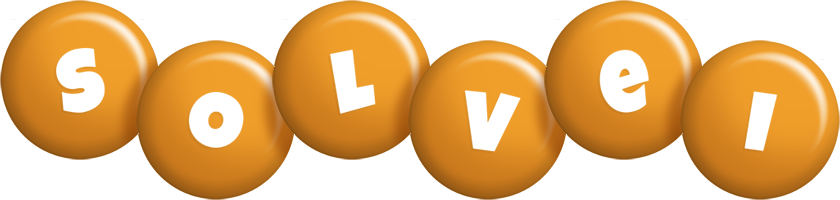 Solvei candy-orange logo