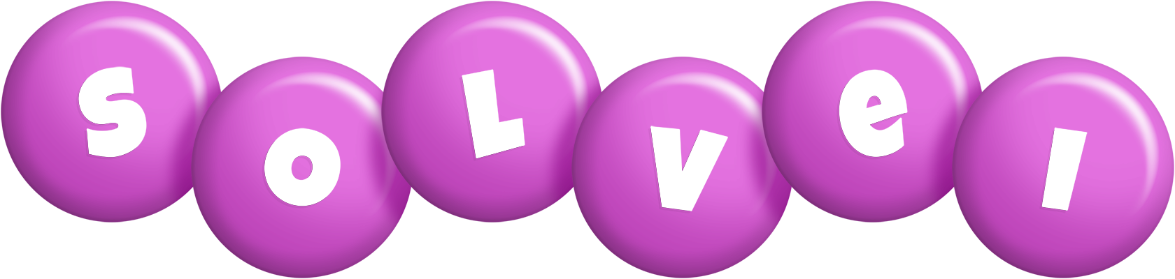 Solvei candy-purple logo