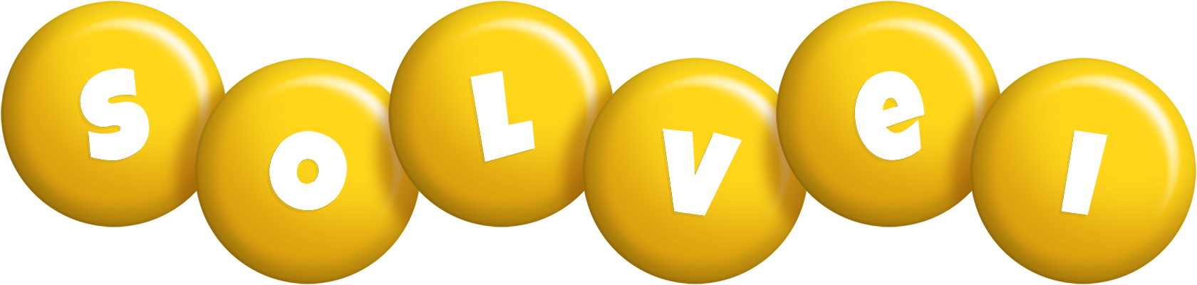Solvei candy-yellow logo