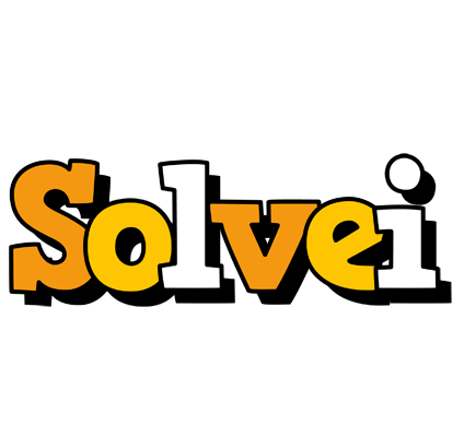 Solvei cartoon logo