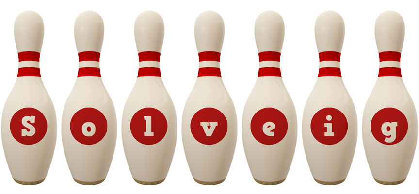 Solveig bowling-pin logo