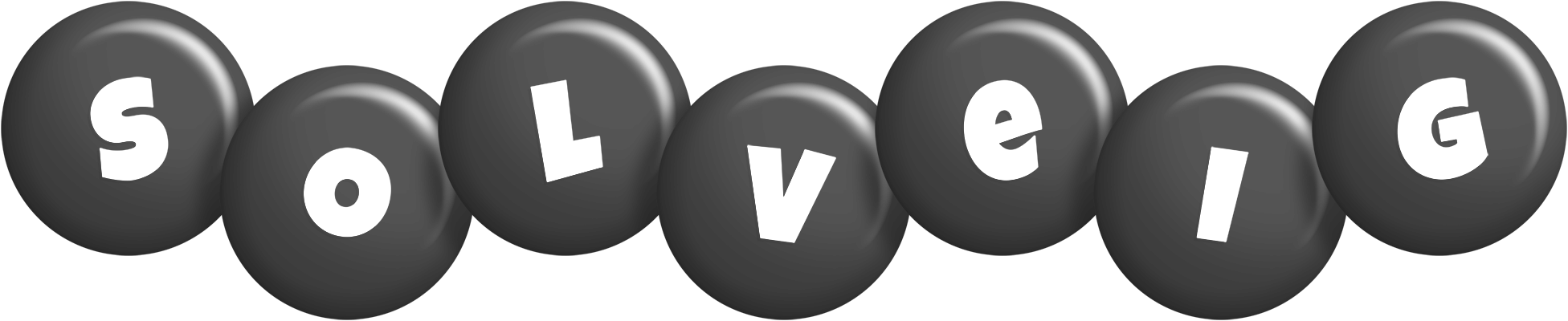 Solveig candy-black logo