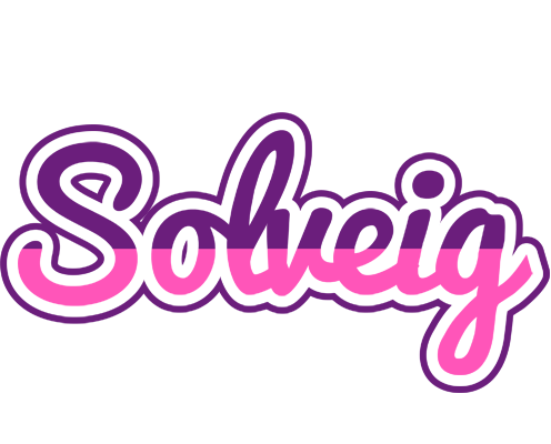 Solveig cheerful logo