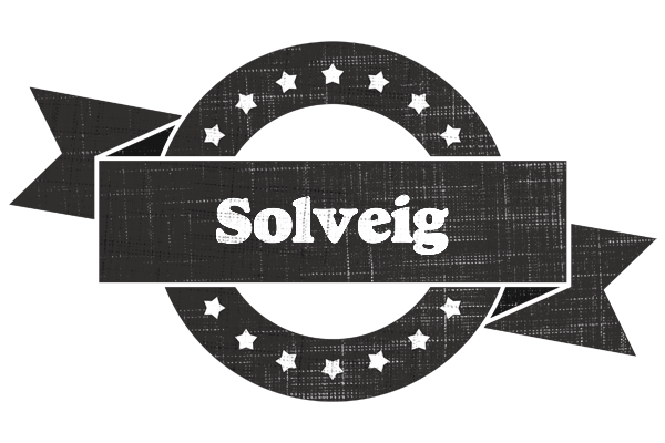 Solveig grunge logo