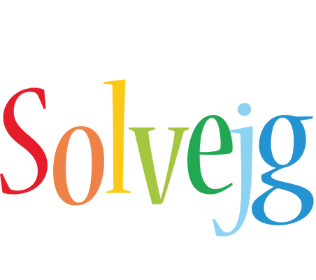 Solvejg birthday logo