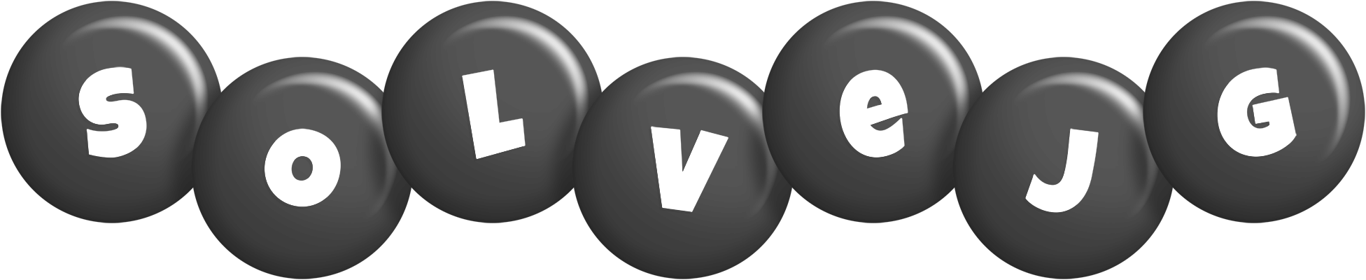 Solvejg candy-black logo