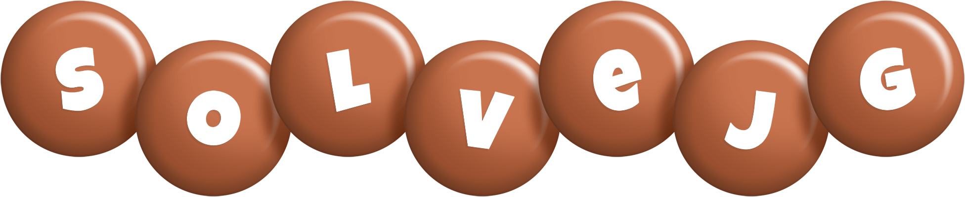 Solvejg candy-brown logo