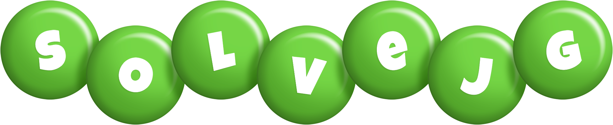 Solvejg candy-green logo