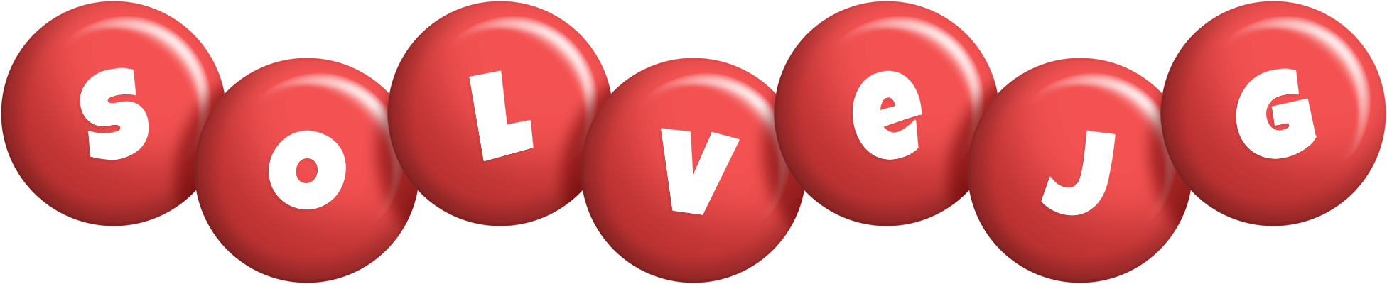 Solvejg candy-red logo