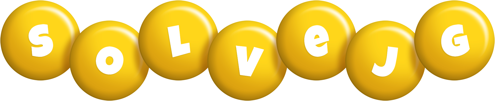 Solvejg candy-yellow logo