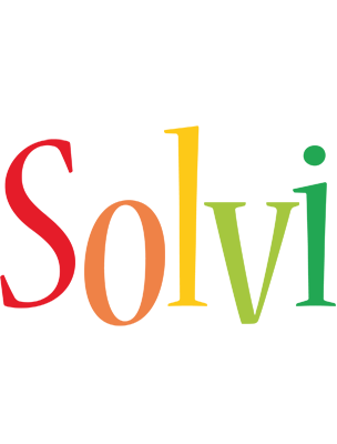 Solvi birthday logo