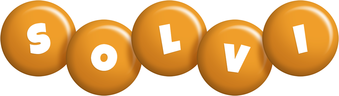 Solvi candy-orange logo