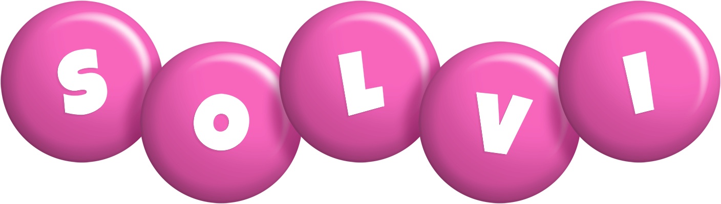 Solvi candy-pink logo