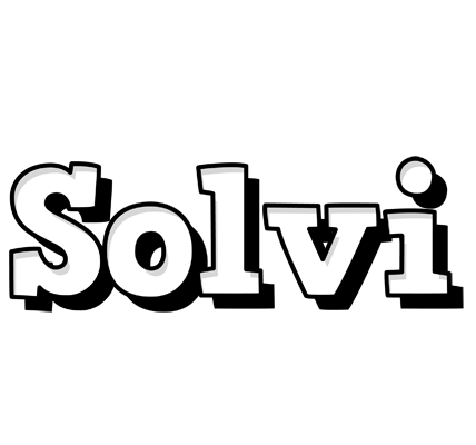 Solvi snowing logo