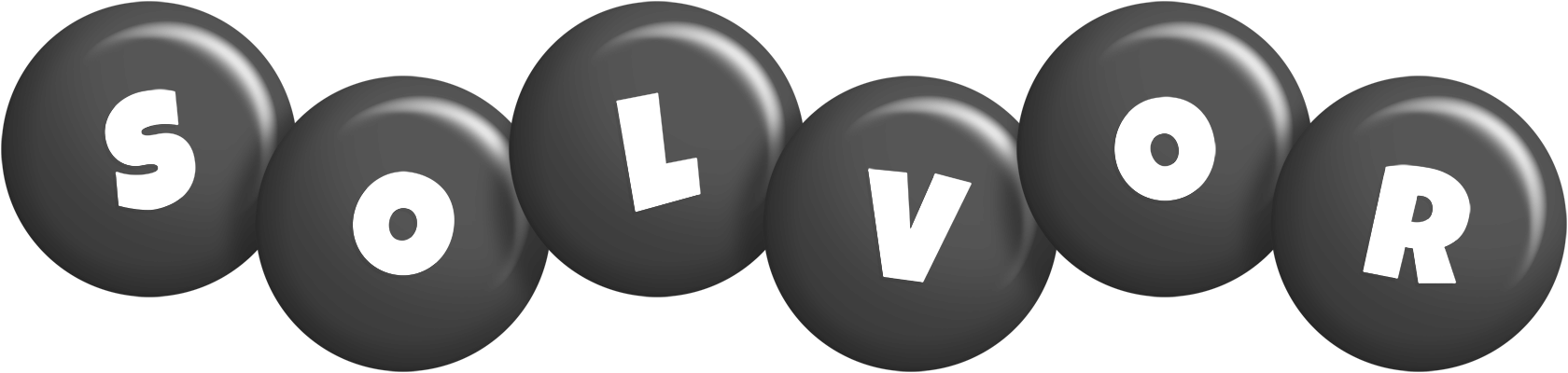 Solvor candy-black logo