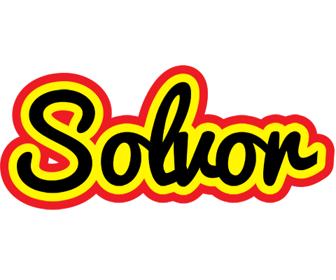 Solvor flaming logo