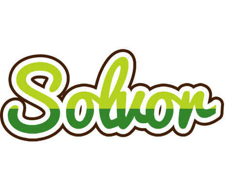 Solvor golfing logo