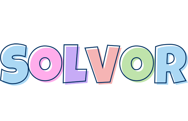 Solvor pastel logo