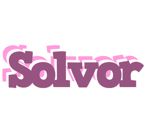 Solvor relaxing logo