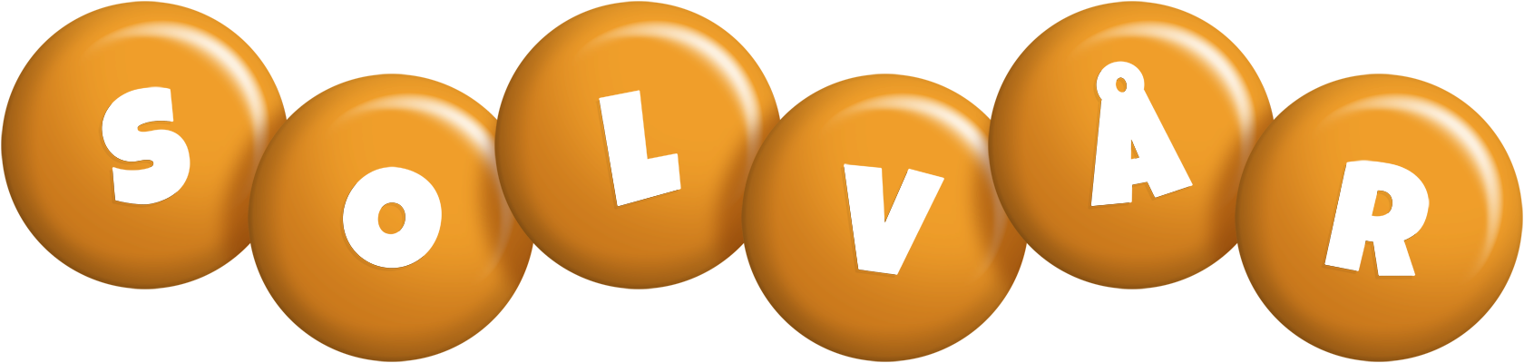 Solvår candy-orange logo