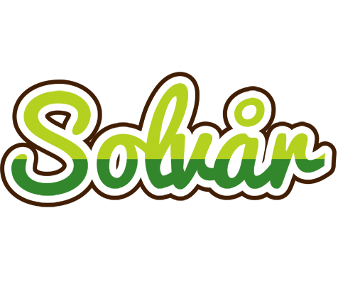 Solvår golfing logo
