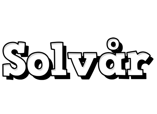 Solvår snowing logo