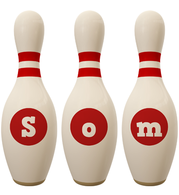 Som bowling-pin logo