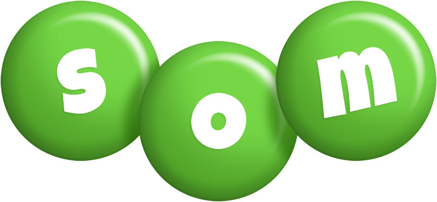 Som candy-green logo