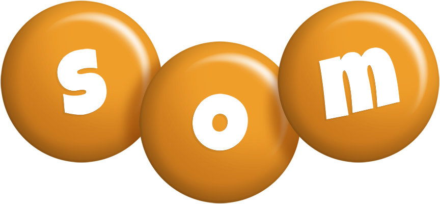 Som candy-orange logo