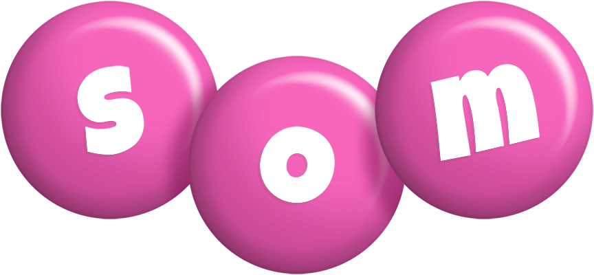 Som candy-pink logo
