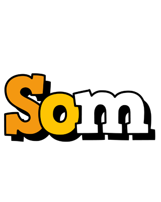 Som cartoon logo